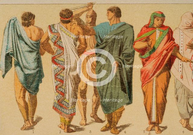 Etruscan Clothing, 1881. Creator: Unknown.