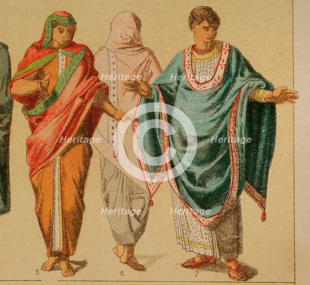 Etruscan Clothing, 1881.  Creator: Unknown.