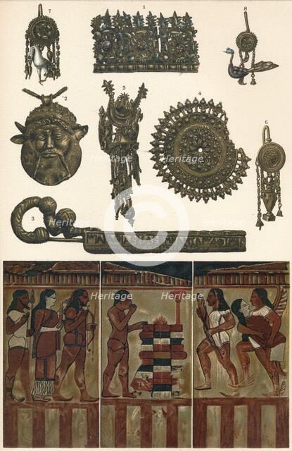 'Etruscan Antiquities from Clusium, Vulsinii, Vulci and Caere', 500 BC, (1902). Artist: Unknown.