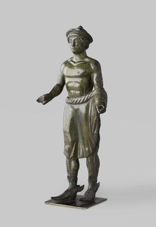 Etruscan bronze statuette of Turms (Hermes), 5th century BC