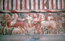 Etruscan relief from a temple in Rome, 16th century