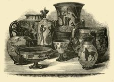 Etruscan Vases 1890. Creator: Unknown