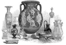 Etruscan vases, Chinese vessels, &c., 1845. Creator: Unknown