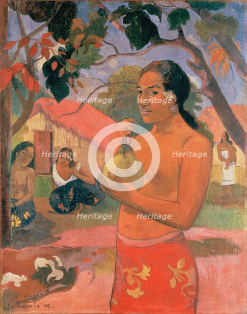 Eu haere ia oe, 1893. Creator: Paul Gauguin.