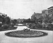 Eutaw Place (looking north), Baltimore, Maryland, USA, c1900. Creator: Unknown