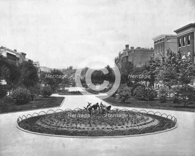 Eutaw Place (looking north), Baltimore, Maryland, USA, c1900.  Creator: Unknown.