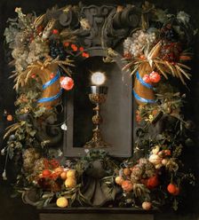 Eucharist in Fruit Wreath