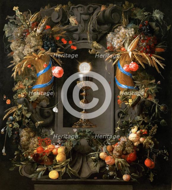 Eucharist in Fruit Wreath.