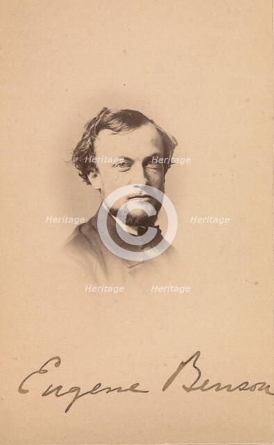Eugene Benson, 1860s. Creator: Maurice Stadtfeld.