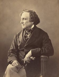 Eugène Chapus, homme de lettres, 1861-1869. Creator: Nadar