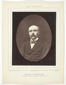 Eugène Clémenceau, c. 1876. Creator: Etienne Carjat
