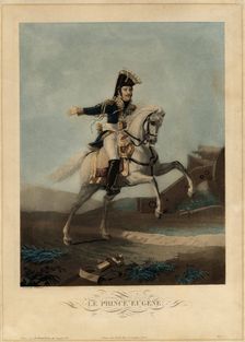 Eugène de Beauharnais (1781–1824), ca 1812. Artist: Anonymous
