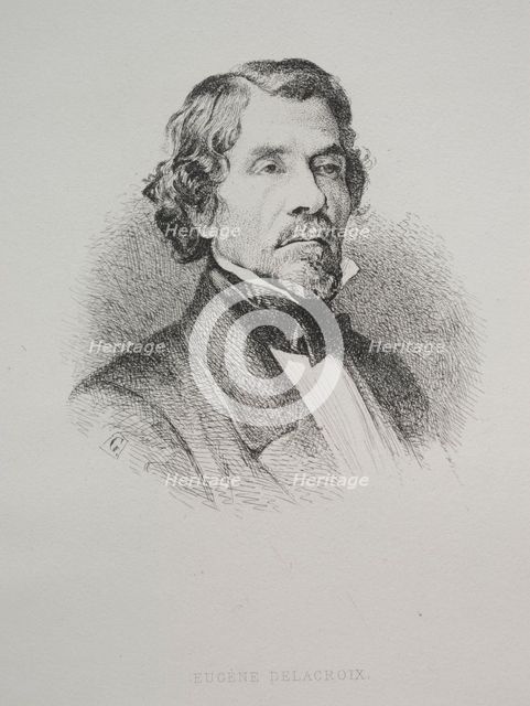 Eugène Delacroix, 1800s. Creator: Unknown.