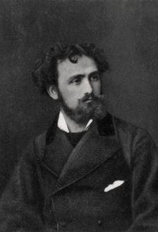 Eugene Delacroix, French artist, 1854