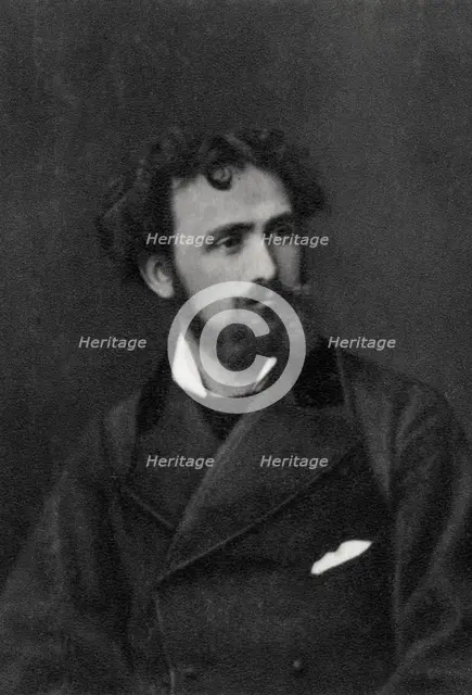 Eugene Delacroix, French artist, 1854. Artist: Unknown