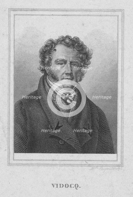 Eugène François Vidocq (1775-1857), c. 1830-1840. Artist: Coignet, Marie Gabrielle (1793-?)