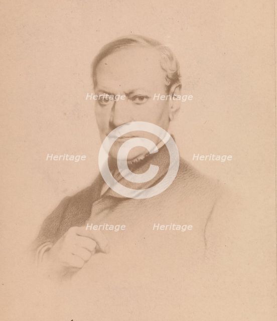 [Eugene Joseph Verboeckhoven], 1860s. Creator: Hector de Saedeler.