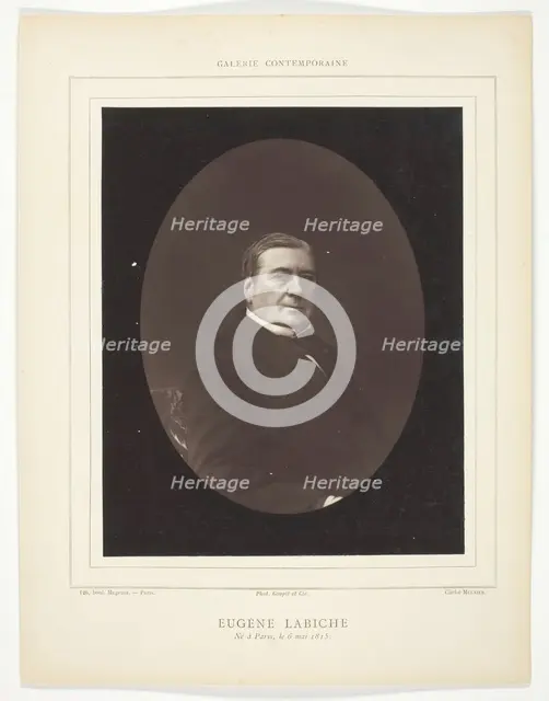 Eugène Labiche, [French dramatist], c. 1876. Creator: Ferdinand J. Mulnier.