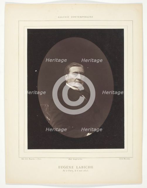 Eugène Labiche, [French dramatist], c. 1876. Creator: Ferdinand J. Mulnier.