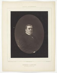 Eugène Labiche, [French dramatist], c. 1876. Creator: Ferdinand J. Mulnier