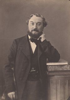 Eugène Prévost, critique musical, 1861-1865. Creator: Nadar