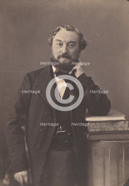 Eugène Prévost, critique musical, 1861-1865. Creator: Nadar.