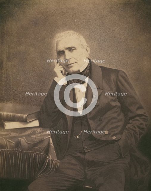Eugène Scribe, negative 1855-1859; print 1860-1869. Creator: Nadar.