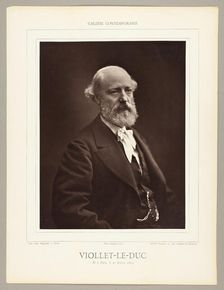 Eugène Viollet-Le-Duc (French architect, 1814-1879), 1878. Creator: Nadar