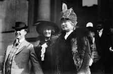 Eugene Walter, Mrs. Donald Brian, and Charlotte Walker, between c1910 and c1915. Creator: Bain News Service