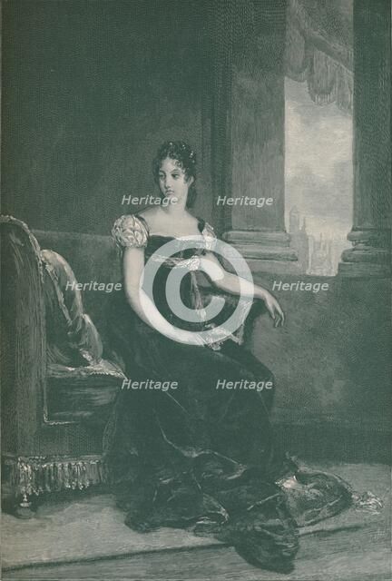 'Eugénie Bernardine-Desireé Clary - Mme. Bernadotte; Queen of Sweden', 1811, (1896).  Artist: R. G. Tietze.