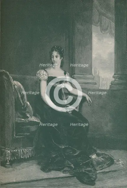 'Eugénie Bernardine-Desireé Clary - Mme. Bernadotte; Queen of Sweden', 1811, (1896).  Artist: R. G. Tietze.