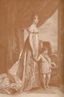 Eugénie-Hortense De Beauharnais - Wife of Louis Bonaparte; Queen of Holland 1807, (1896). Artist: Frank French