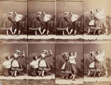 Eugénie Schlosser et Coralli, 1863. Creator: André-Adolphe-Eugène Disdéri