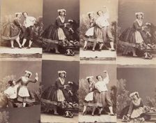Eugénie Schlosser et Coralli, 1863. Creator: André-Adolphe-Eugène Disdéri