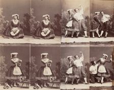 Eugénie Schlosser et Coralli, 1863. Creator: André-Adolphe-Eugène Disdéri