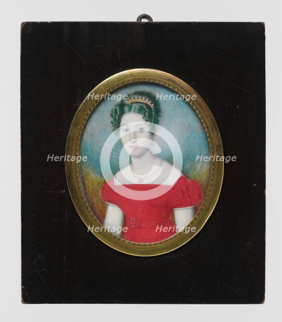 Eugenie Simon, 1827. Creator: Louis Antoine Collas.
