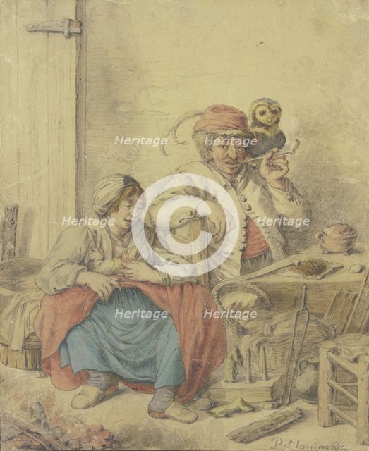 Eulenspiegel and his family. Creator: Pieter Moninckx.