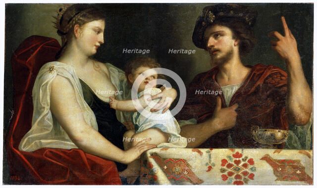 'Eumenes and Roxana', 17th century. Artist: Padovanino