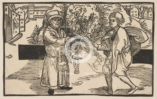 Eunuches, from The Comedie of Terence, 19th century reprint.n.d. Creator: Albrecht Durer.