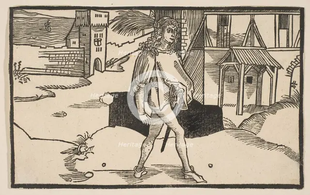 Eunuchus, from The Comedie of Terence, 19th century reprint.n.d. Creator: Albrecht Durer.
