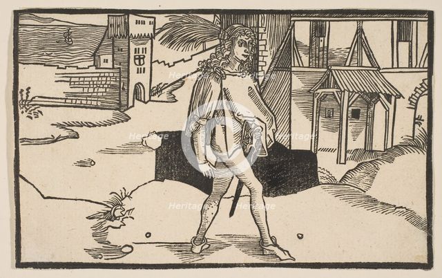 Eunuchus, from The Comedie of Terence, 19th century reprint.n.d. Creator: Albrecht Durer.