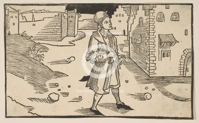 Eunuchus, from The Comedie of Terence, 19th century reprint.n.d. Creator: Albrecht Durer.