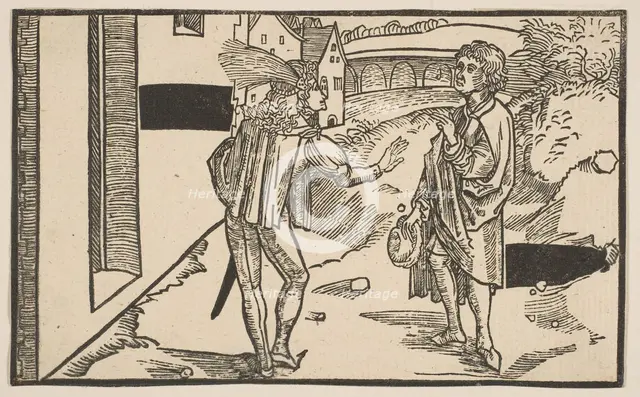 Eunuchus, from The Comedie of Terence, 19th century reprint.n.d. Creator: Albrecht Durer.