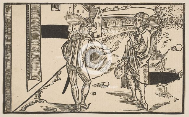 Eunuchus, from The Comedie of Terence, 19th century reprint.n.d. Creator: Albrecht Durer.