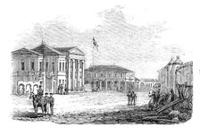 Eupatoria - (Custom-House) Quarters of Captain Payne's Detachment of Marines, 1854. Creator: Unknown