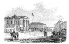 Eupatoria - (Custom-House) Quarters of Captain Payne's Detachment of Marines, 1854. Creator: Unknown