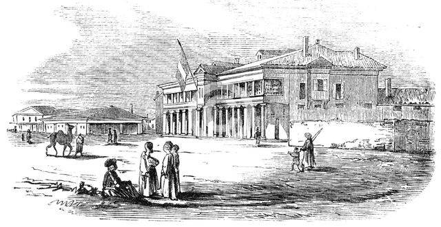 Eupatoria - French Head-Quarters, 1854. Creator: Unknown.