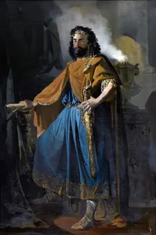 Euric, King of the Visigoths, c1855. Creator: Manuel Rodríguez de Guzmán