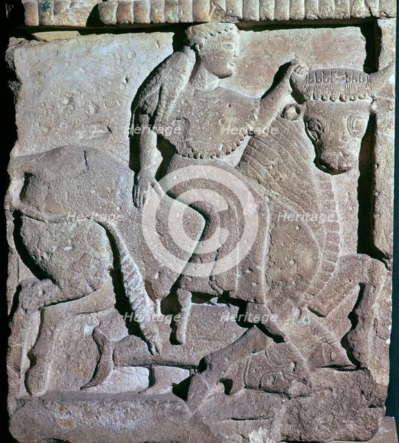 Europa being carried off by the bull, 6th century BC. Artist: Unknown