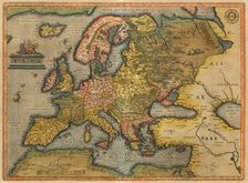 Europae. From Theatrum Orbis Terrarum, 1572. Creator: Ortelius, Abraham (1527-1598)